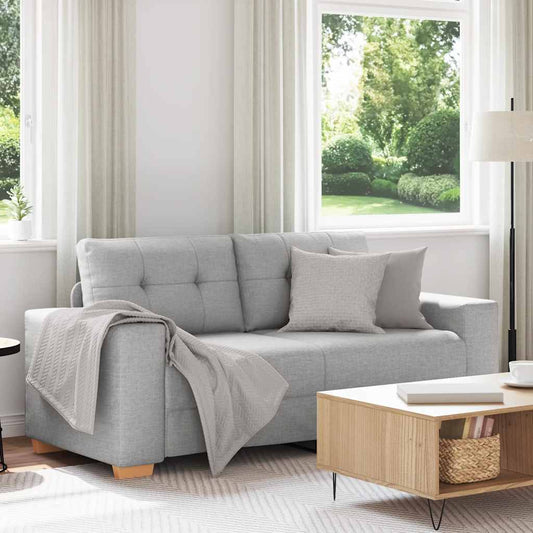 Loveseat Bank Wolkengrijs 180x77x82 cm Stof is nu te koop bij PeponiXL, paradijselijk wonen!