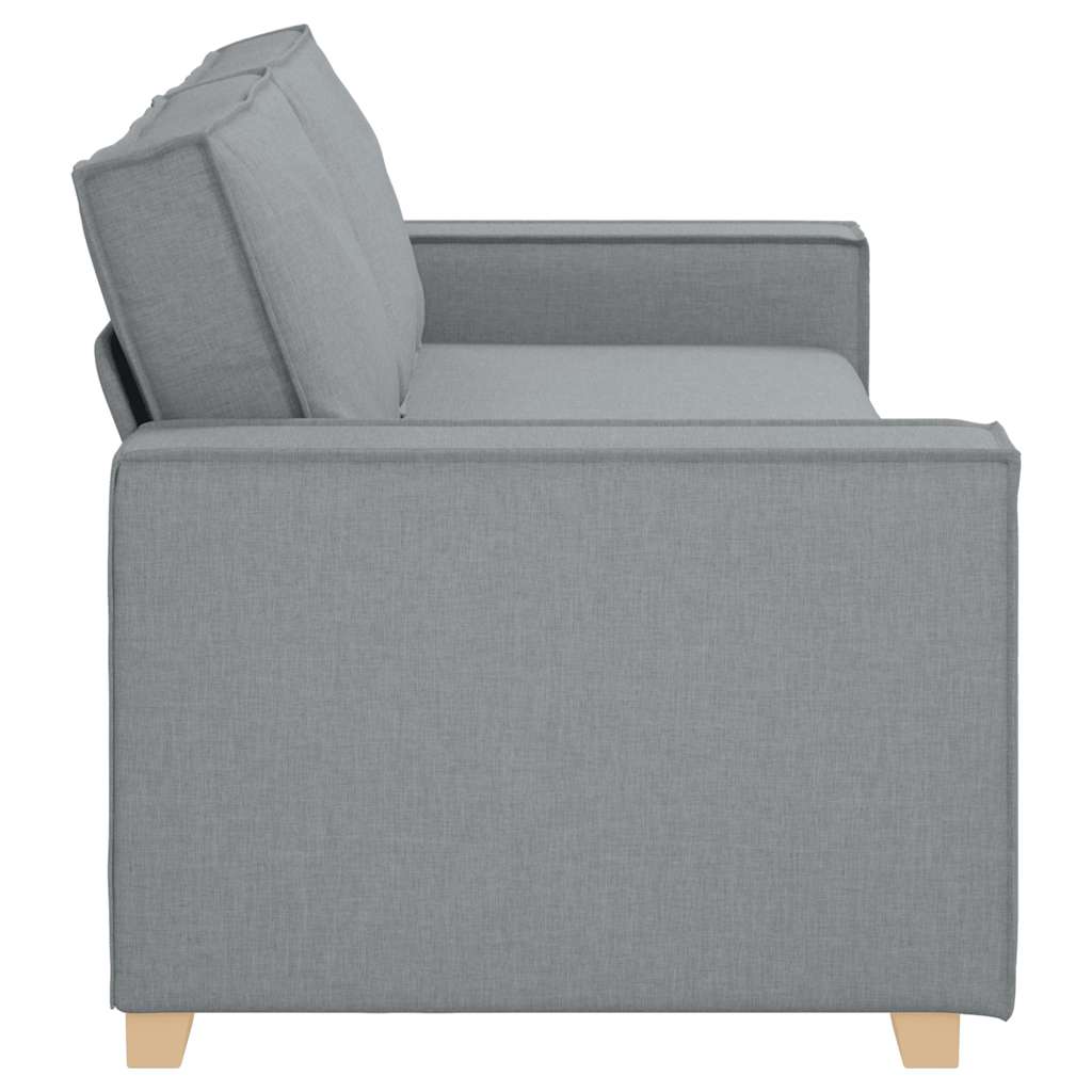 3-zitsbank donkergrijs 220x78x80 cm stof is nu te koop bij PeponiXL, paradijselijk wonen!