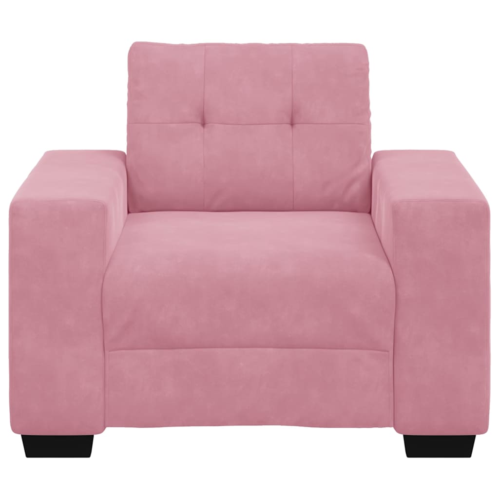 Sofastoel Roze 100x78x80 cm Fluweel is nu te koop bij PeponiXL, paradijselijk wonen!