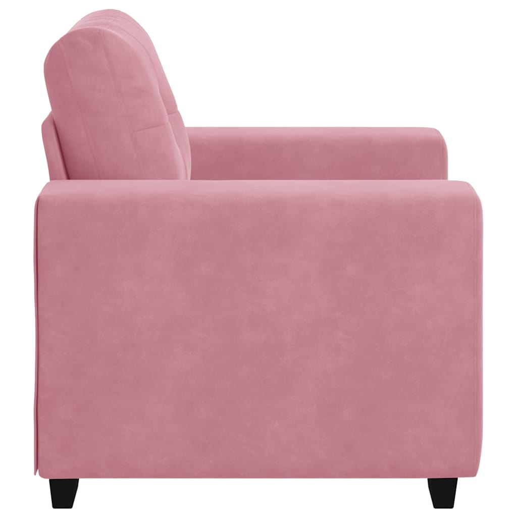 Sofastoel Roze 100x78x80 cm Fluweel is nu te koop bij PeponiXL, paradijselijk wonen!