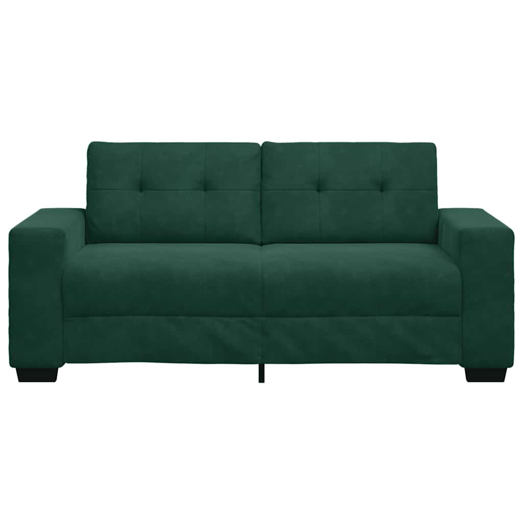 Loveseat Sofa Donkergroen 180x77x82 cm Fluweel is nu te koop bij PeponiXL, paradijselijk wonen!