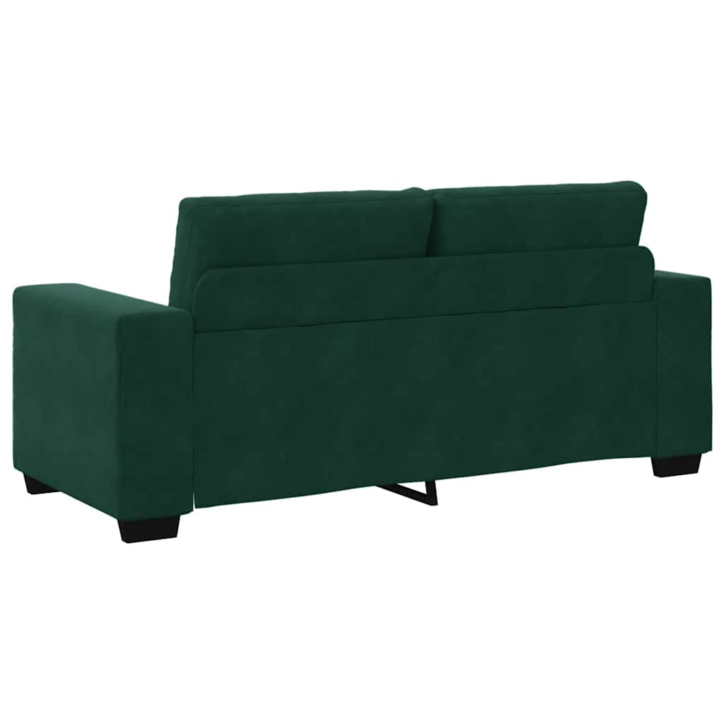 Loveseat Sofa Donkergroen 180x77x82 cm Fluweel is nu te koop bij PeponiXL, paradijselijk wonen!