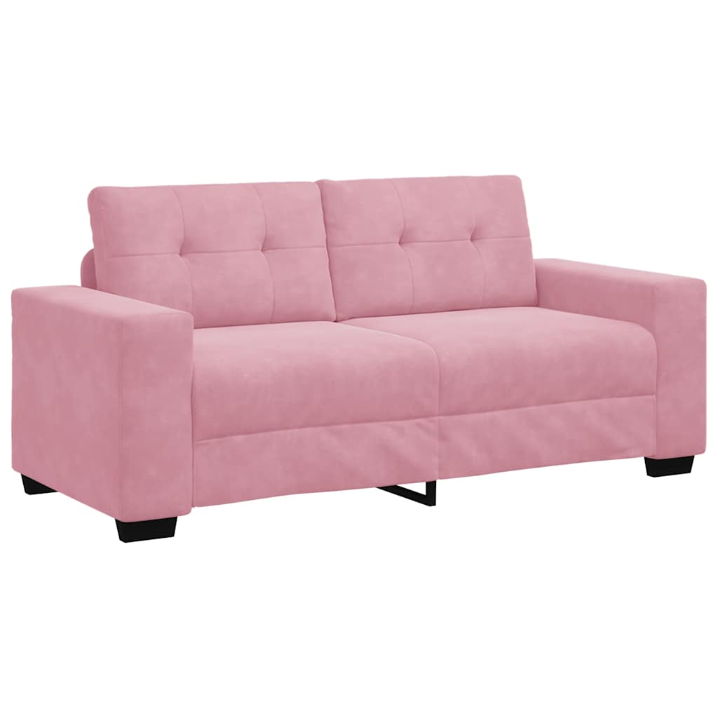 loveseat bank roze 180x77x82 cm fluweel is nu te koop bij PeponiXL, paradijselijk wonen!