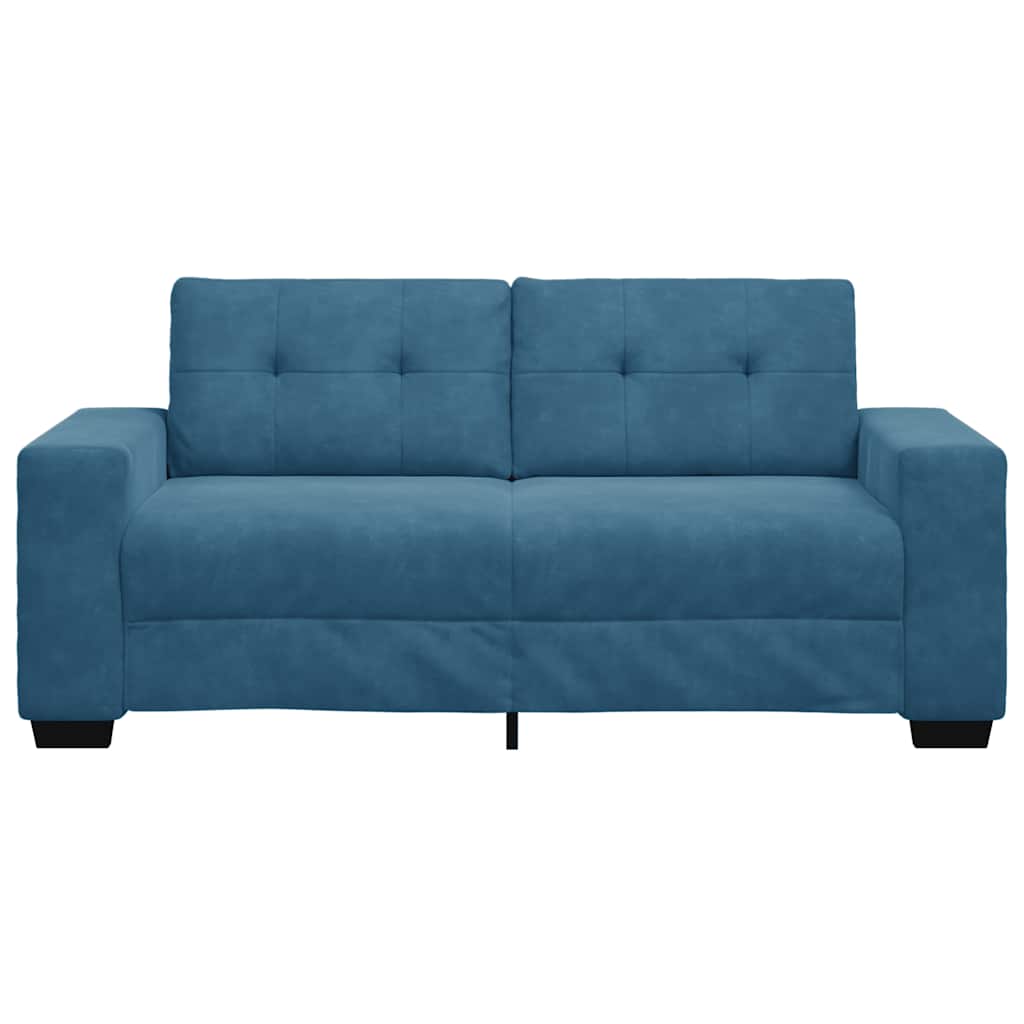 Loveseat Sofa Blauw 180x77x82 cm Fluweel is nu te koop bij PeponiXL, paradijselijk wonen!