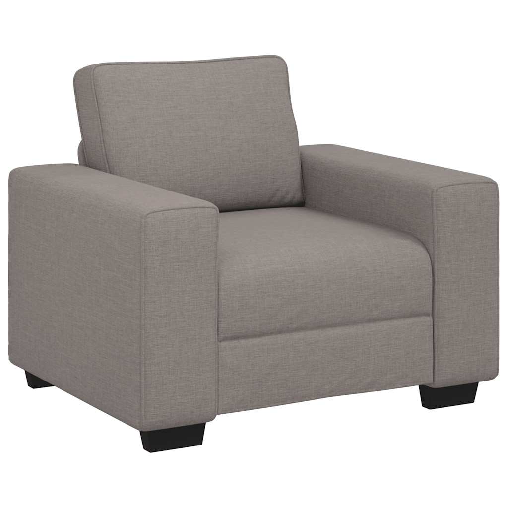 Sofastoel Taupe 100x77x82 cm Stof is nu te koop bij PeponiXL, paradijselijk wonen!