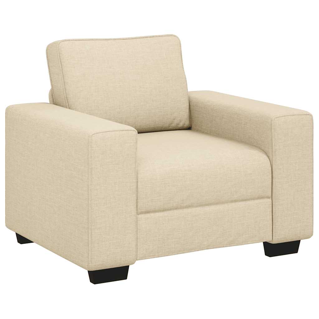 Sofastoel Crème 100x77x82 cm Stof is nu te koop bij PeponiXL, paradijselijk wonen!