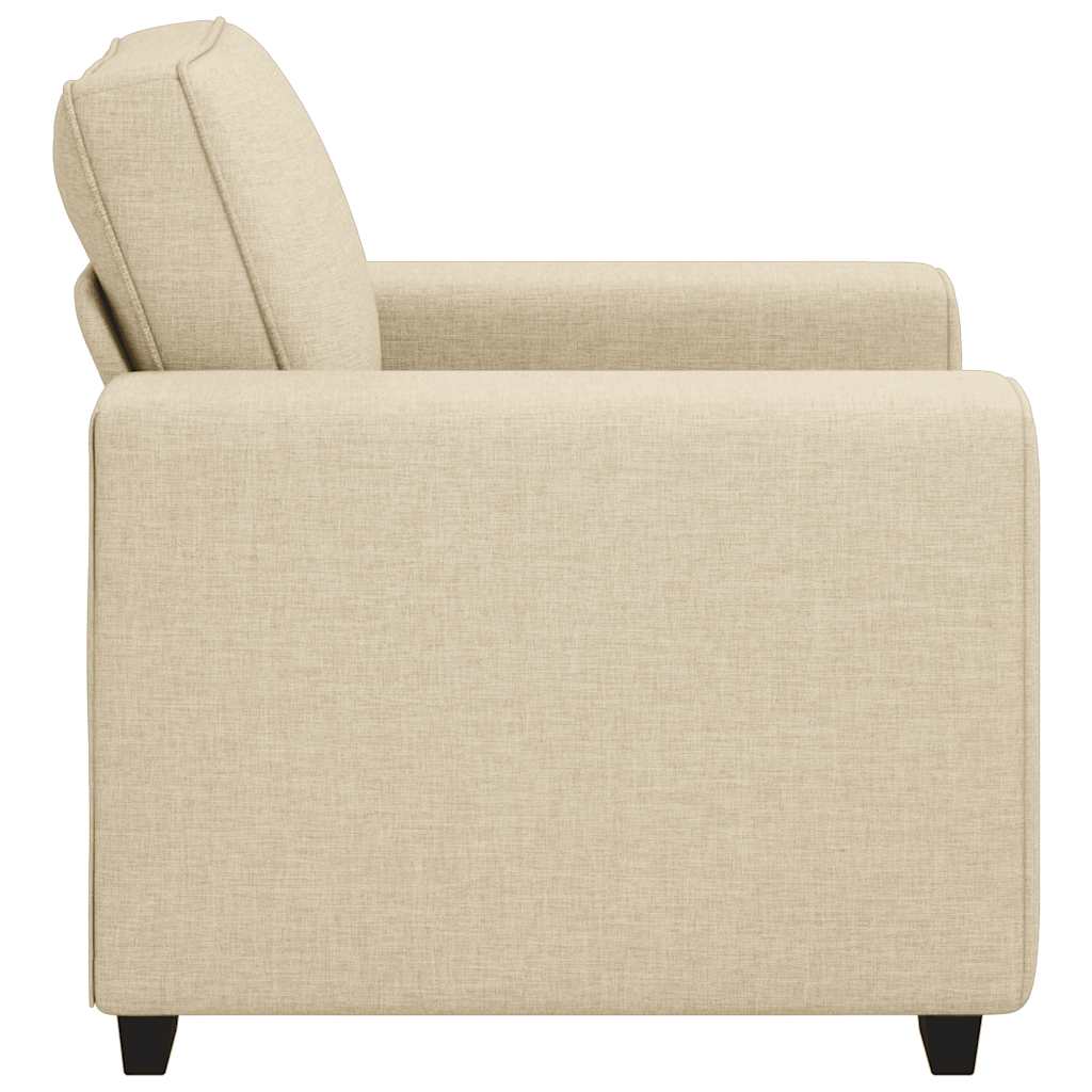 Sofastoel Crème 100x77x82 cm Stof is nu te koop bij PeponiXL, paradijselijk wonen!