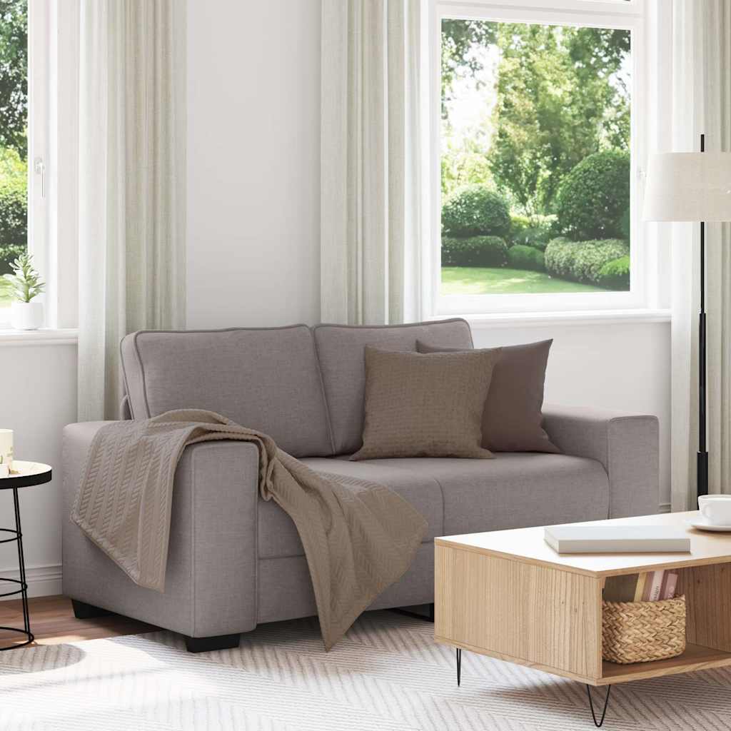 2-zitsbank Taupe 160x77x82 cm Stof is nu te koop bij PeponiXL, paradijselijk wonen!