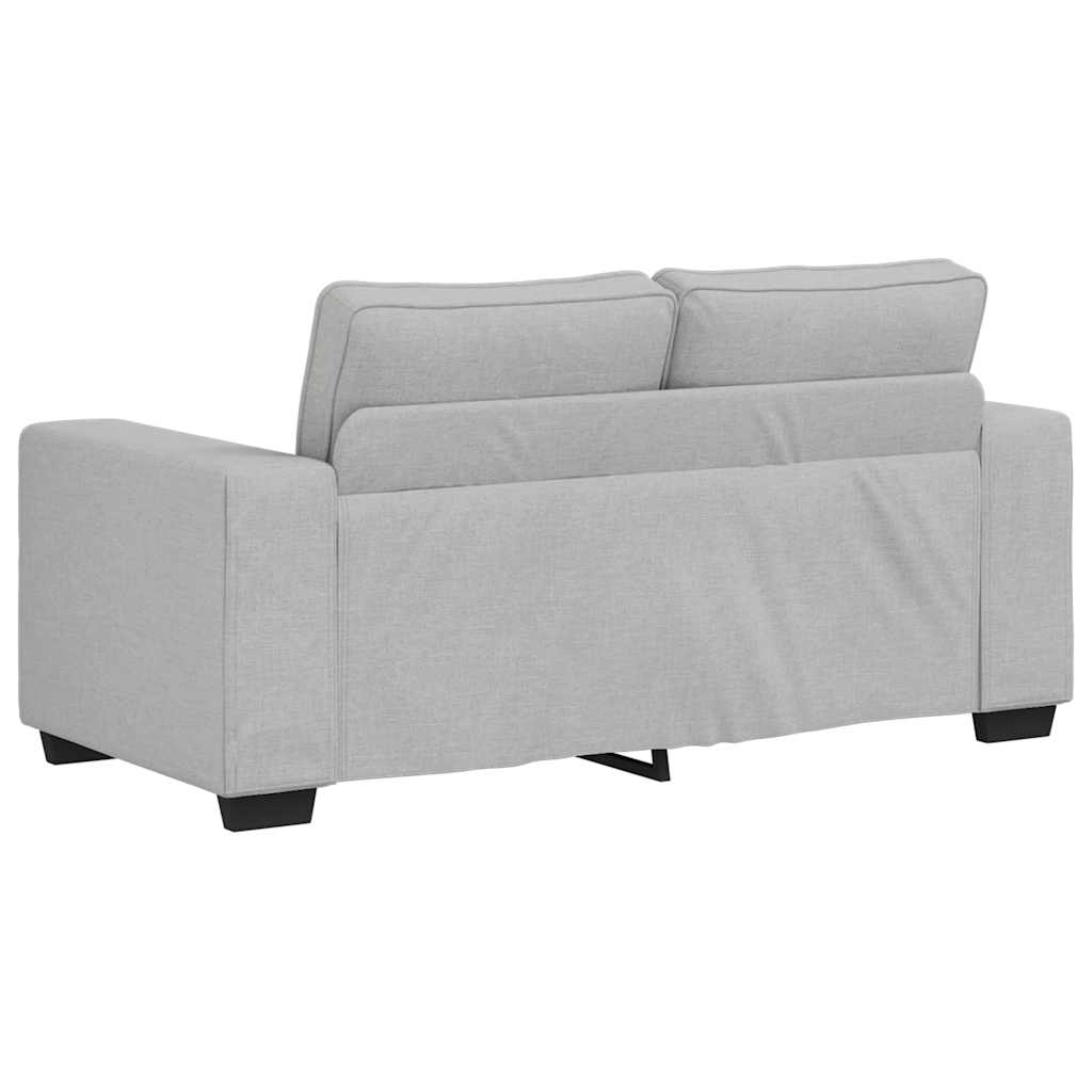 2-zitsbank Wolkengrijs 160x77x82 cm Stof
