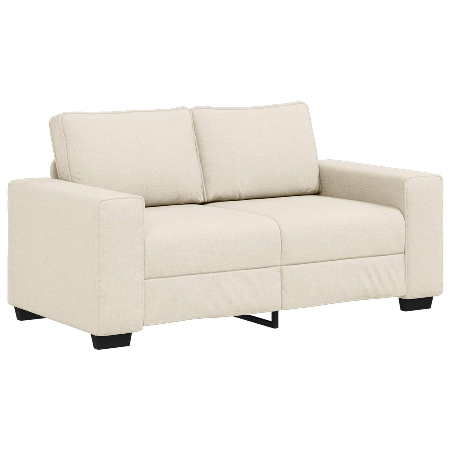 | Bank | met kussen met kussen Beige 160 x 77 x 82 cm Linnen is nu te koop bij PeponiXL, paradijselijk wonen!