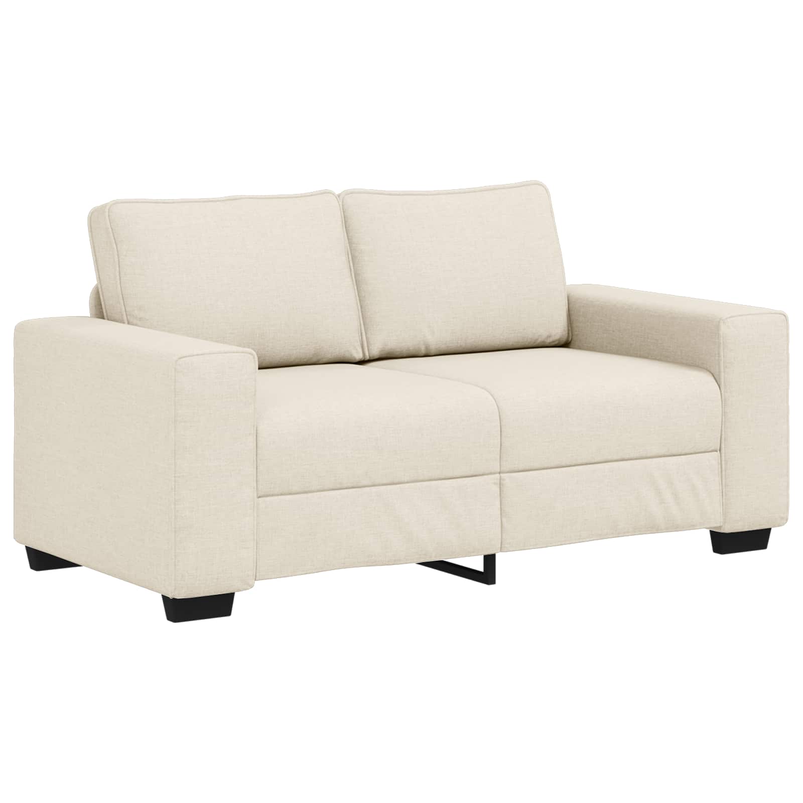 | Bank | met kussen met kussen Beige 160 x 77 x 82 cm Linnen is nu te koop bij PeponiXL, paradijselijk wonen!