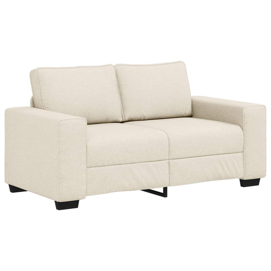 | Bank | met kussen met kussen Beige 160 x 77 x 82 cm Linnen is nu te koop bij PeponiXL, paradijselijk wonen!