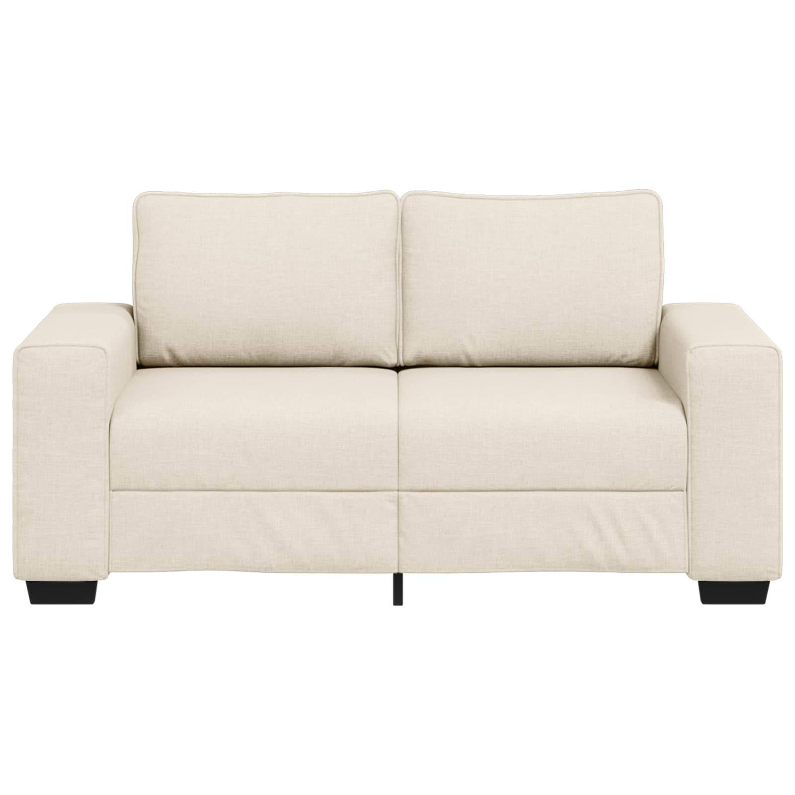 | Bank | met kussen met kussen Beige 160 x 77 x 82 cm Linnen is nu te koop bij PeponiXL, paradijselijk wonen!
