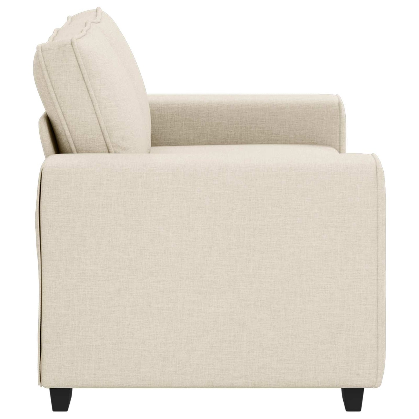 | Bank | met kussen met kussen Beige 160 x 77 x 82 cm Linnen is nu te koop bij PeponiXL, paradijselijk wonen!