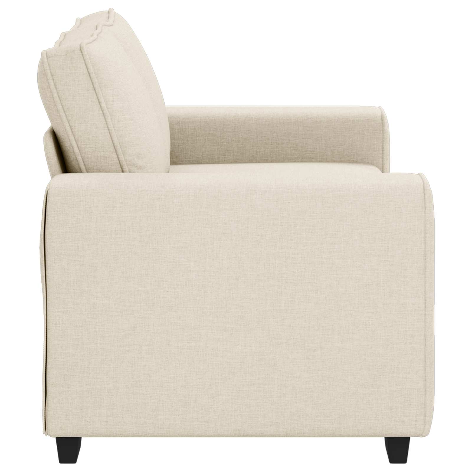| Bank | met kussen met kussen Beige 160 x 77 x 82 cm Linnen is nu te koop bij PeponiXL, paradijselijk wonen!