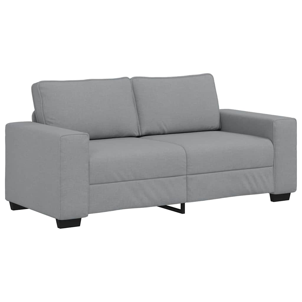 2-zitsbank 180x77x82 cm stof lichtgrijs is nu te koop bij PeponiXL, paradijselijk wonen!