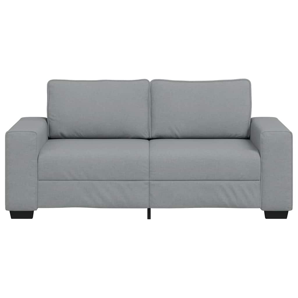 2-zitsbank 180x77x82 cm stof lichtgrijs is nu te koop bij PeponiXL, paradijselijk wonen!
