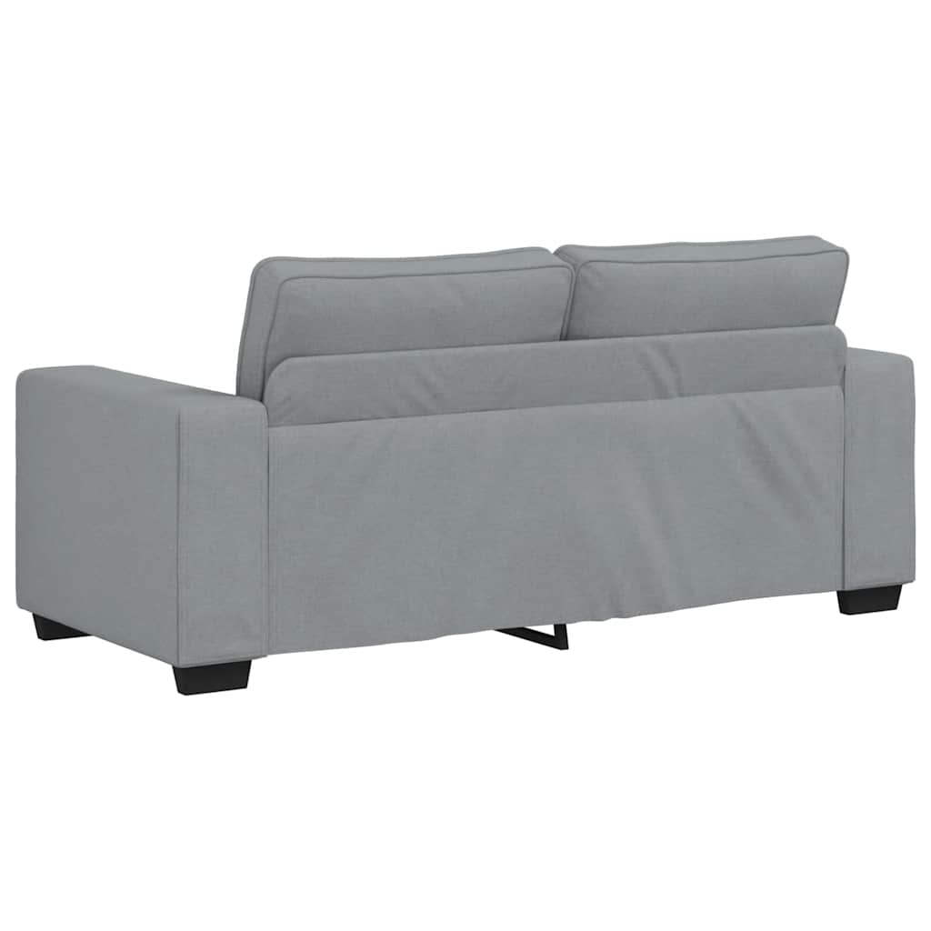 2-zitsbank 180x77x82 cm stof lichtgrijs is nu te koop bij PeponiXL, paradijselijk wonen!