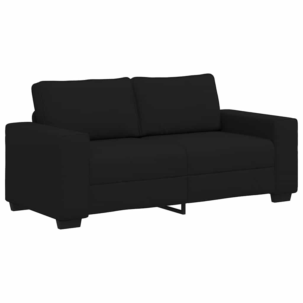 2-zitsbank 180x77x82 cm stof zwart is nu te koop bij PeponiXL, paradijselijk wonen!