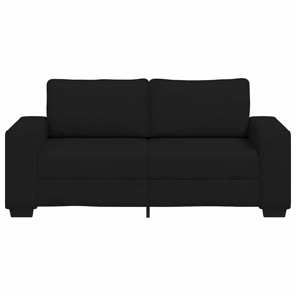 2-zitsbank 180x77x82 cm stof zwart is nu te koop bij PeponiXL, paradijselijk wonen!
