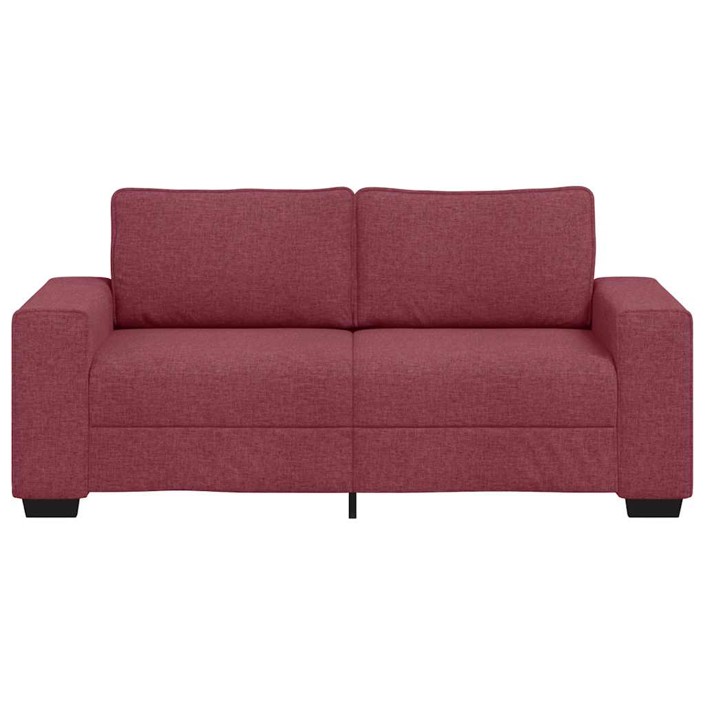 2-zitsbank wijnrood 180x77x82 cm stof is nu te koop bij PeponiXL, paradijselijk wonen!