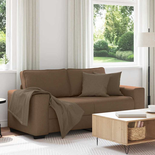 2-zitsbank bruin 180x77x82 cm stof is nu te koop bij PeponiXL, paradijselijk wonen!