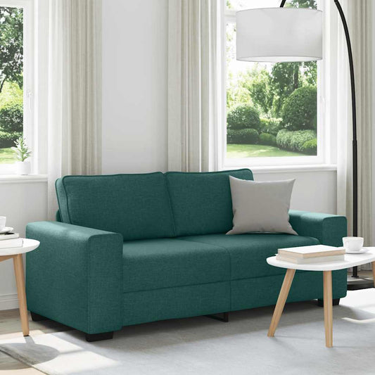 2-zitsbank donkergroen 180x77x82 cm stof is nu te koop bij PeponiXL, paradijselijk wonen!
