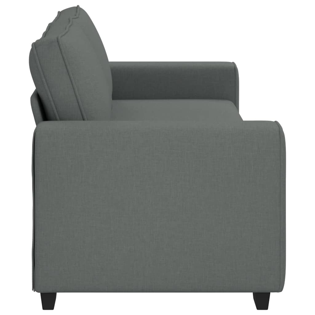 3-zitsbank 220x77x82 cm stof donkergrijs is nu te koop bij PeponiXL, paradijselijk wonen!
