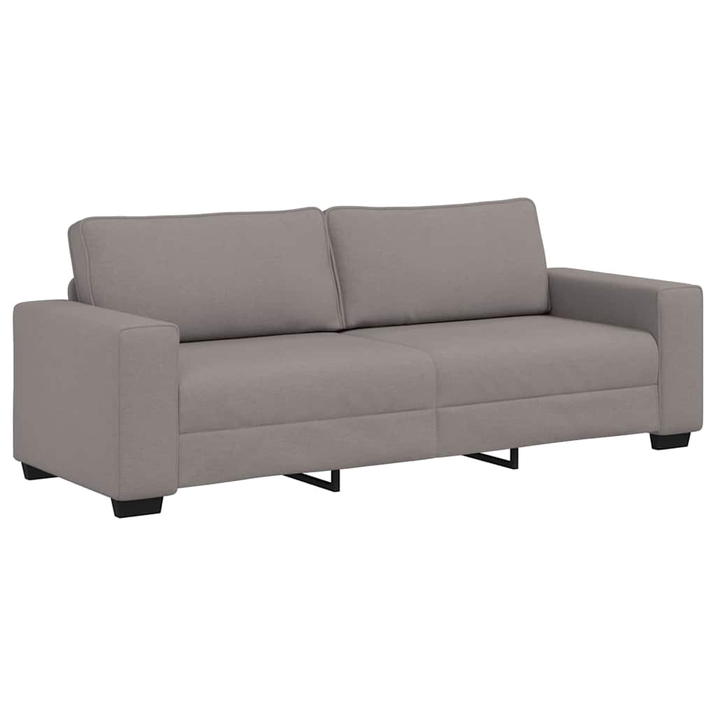 3-zitsbank Taupe 220x77x82 cm Stof is nu te koop bij PeponiXL, paradijselijk wonen!