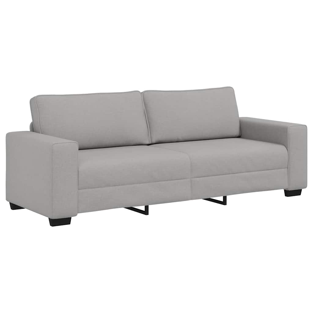 3-zitsbank Wolkengrijs 220x77x82 cm Stof is nu te koop bij PeponiXL, paradijselijk wonen!