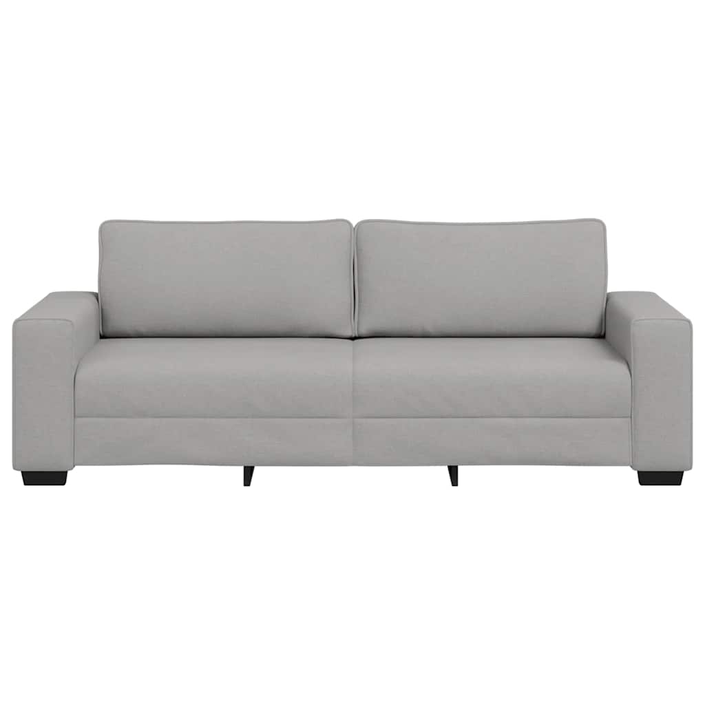 3-zitsbank Wolkengrijs 220x77x82 cm Stof is nu te koop bij PeponiXL, paradijselijk wonen!