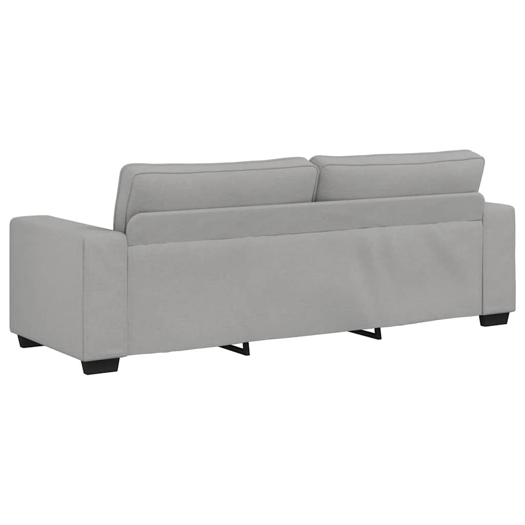 3-zitsbank Wolkengrijs 220x77x82 cm Stof is nu te koop bij PeponiXL, paradijselijk wonen!