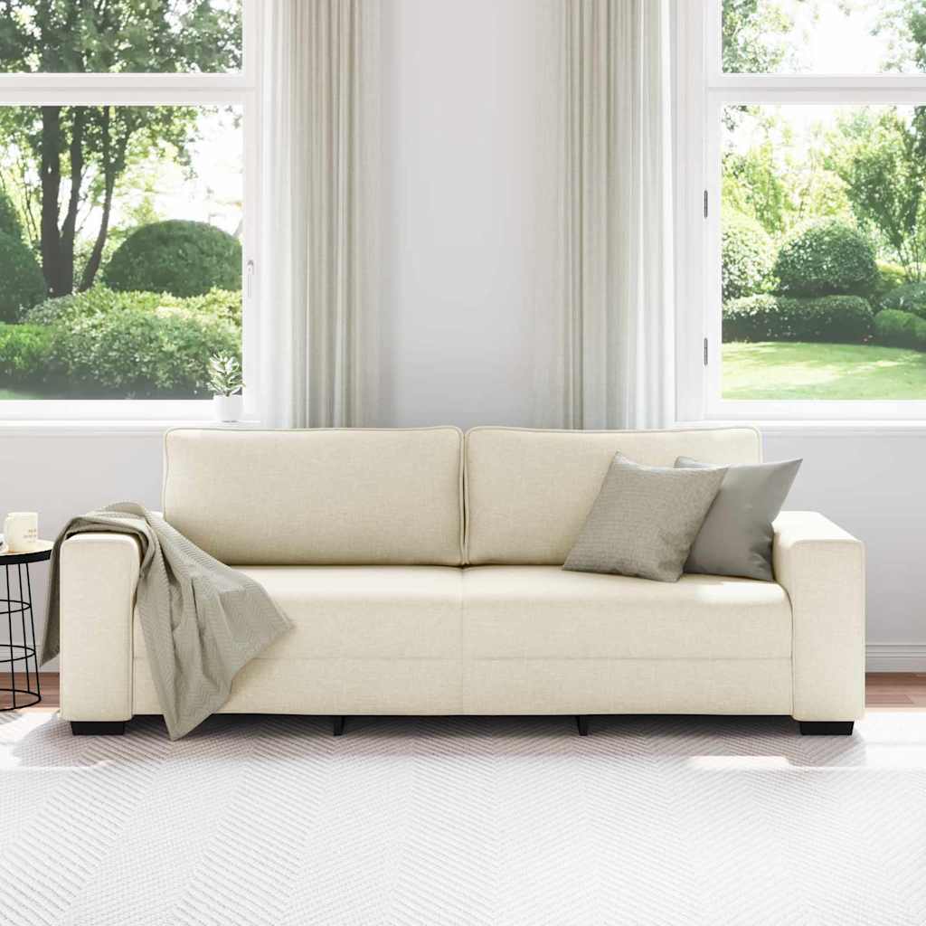 3-zitsbank 180 cm linnen is nu te koop bij PeponiXL, paradijselijk wonen!