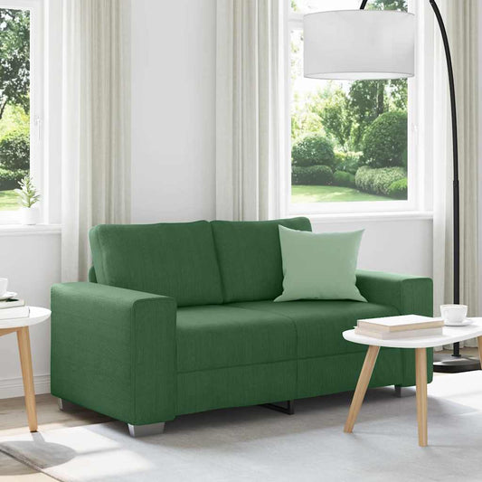 Loveseat Sofa Donkergroen 160x77x82 cm Corduroy Stof is nu te koop bij PeponiXL, paradijselijk wonen!