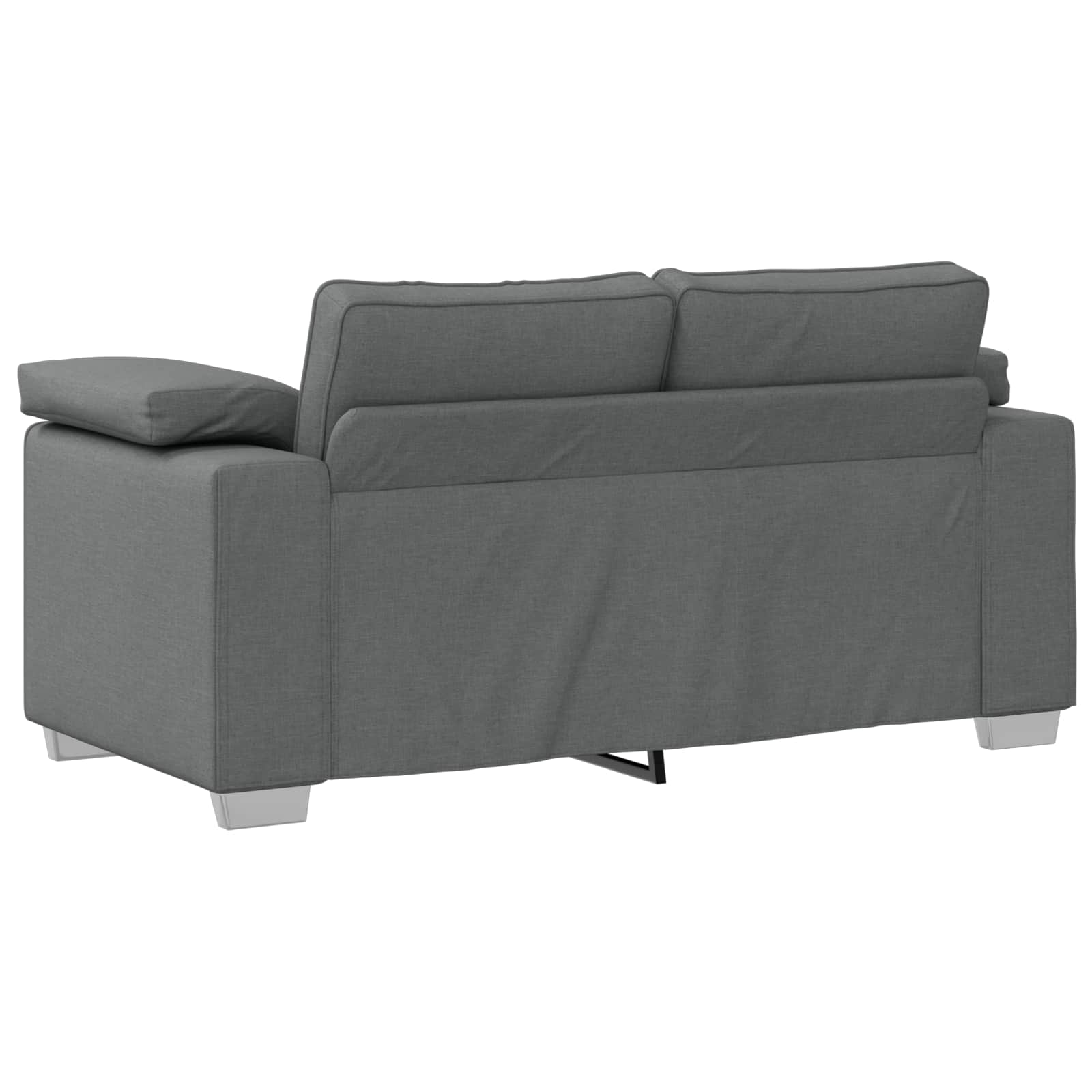 Loveseat Donkergrijs 160 cm Stof is nu te koop bij PeponiXL, paradijselijk wonen!