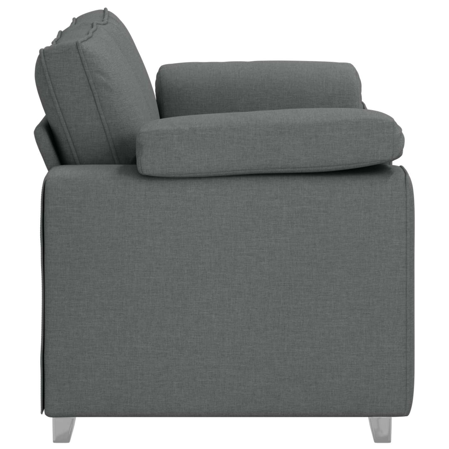 Loveseat Donkergrijs 160 cm Stof is nu te koop bij PeponiXL, paradijselijk wonen!