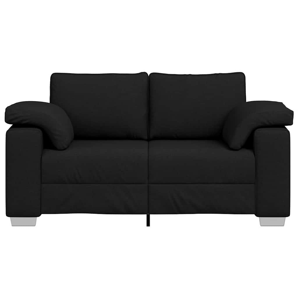 Loveseat Zwart 160 cm Stof is nu te koop bij PeponiXL, paradijselijk wonen!