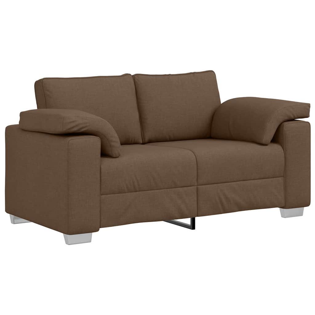 Loveseat Bruin 160 cm Stof is nu te koop bij PeponiXL, paradijselijk wonen!