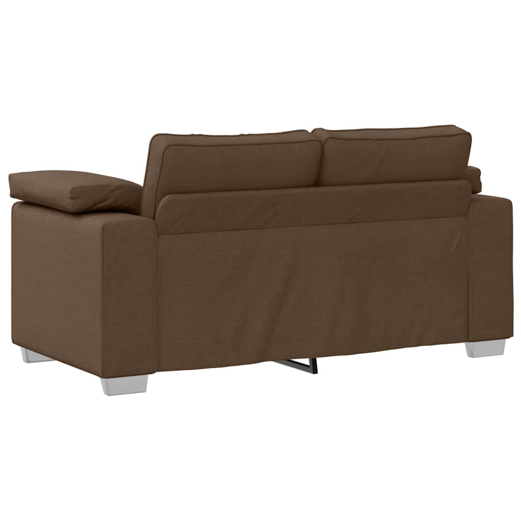 Loveseat Bruin 160 cm Stof is nu te koop bij PeponiXL, paradijselijk wonen!