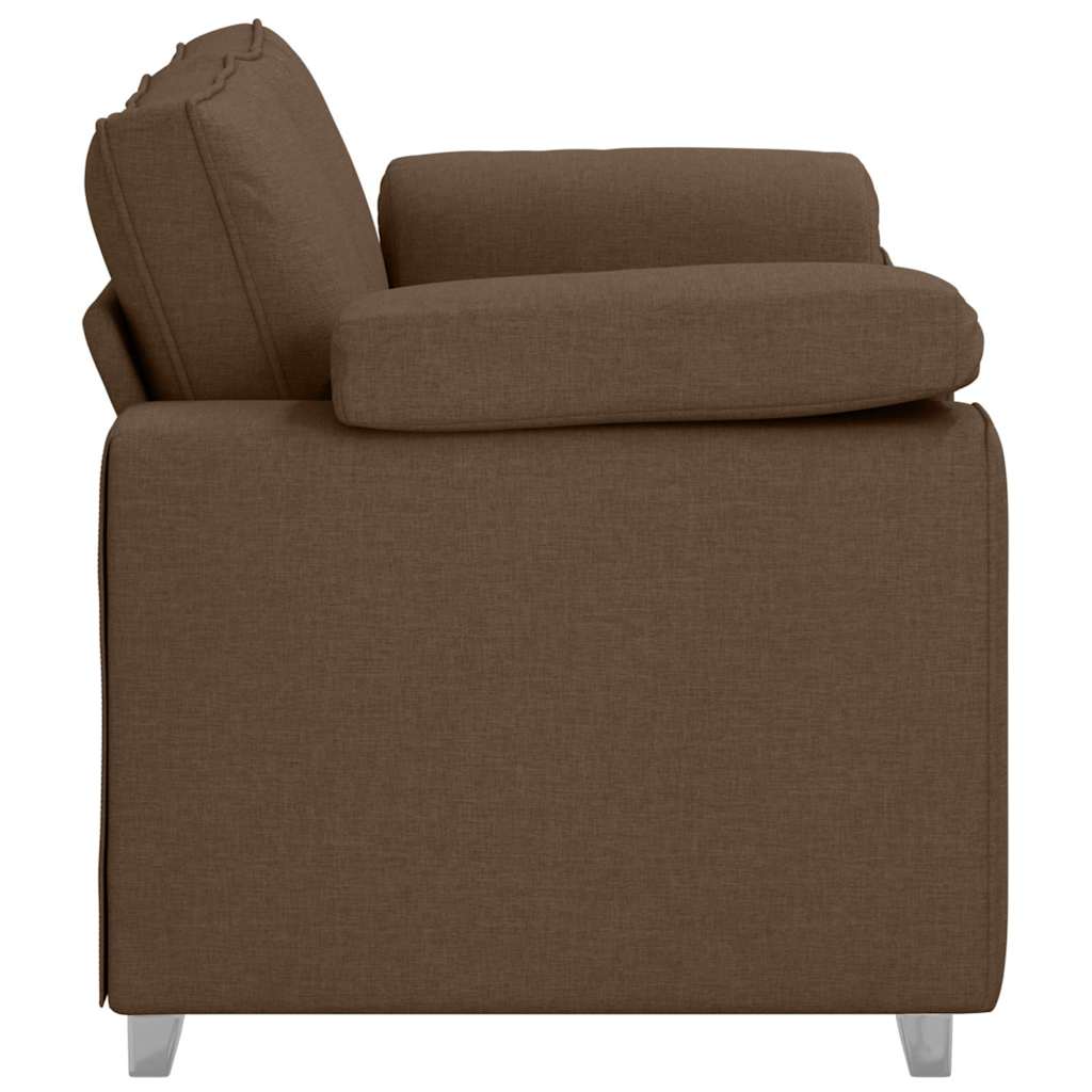 Loveseat Bruin 160 cm Stof is nu te koop bij PeponiXL, paradijselijk wonen!