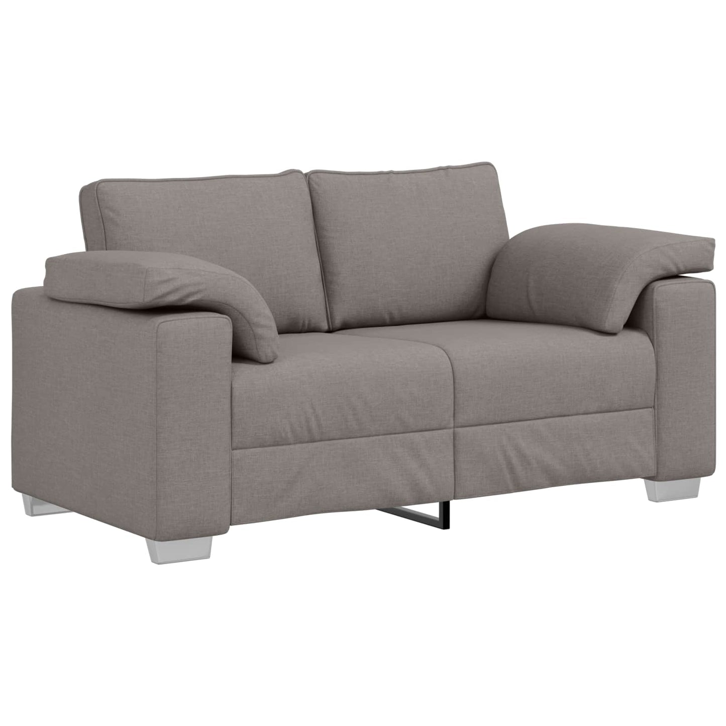 Loveseat Taupe 160 cm Stof is nu te koop bij PeponiXL, paradijselijk wonen!