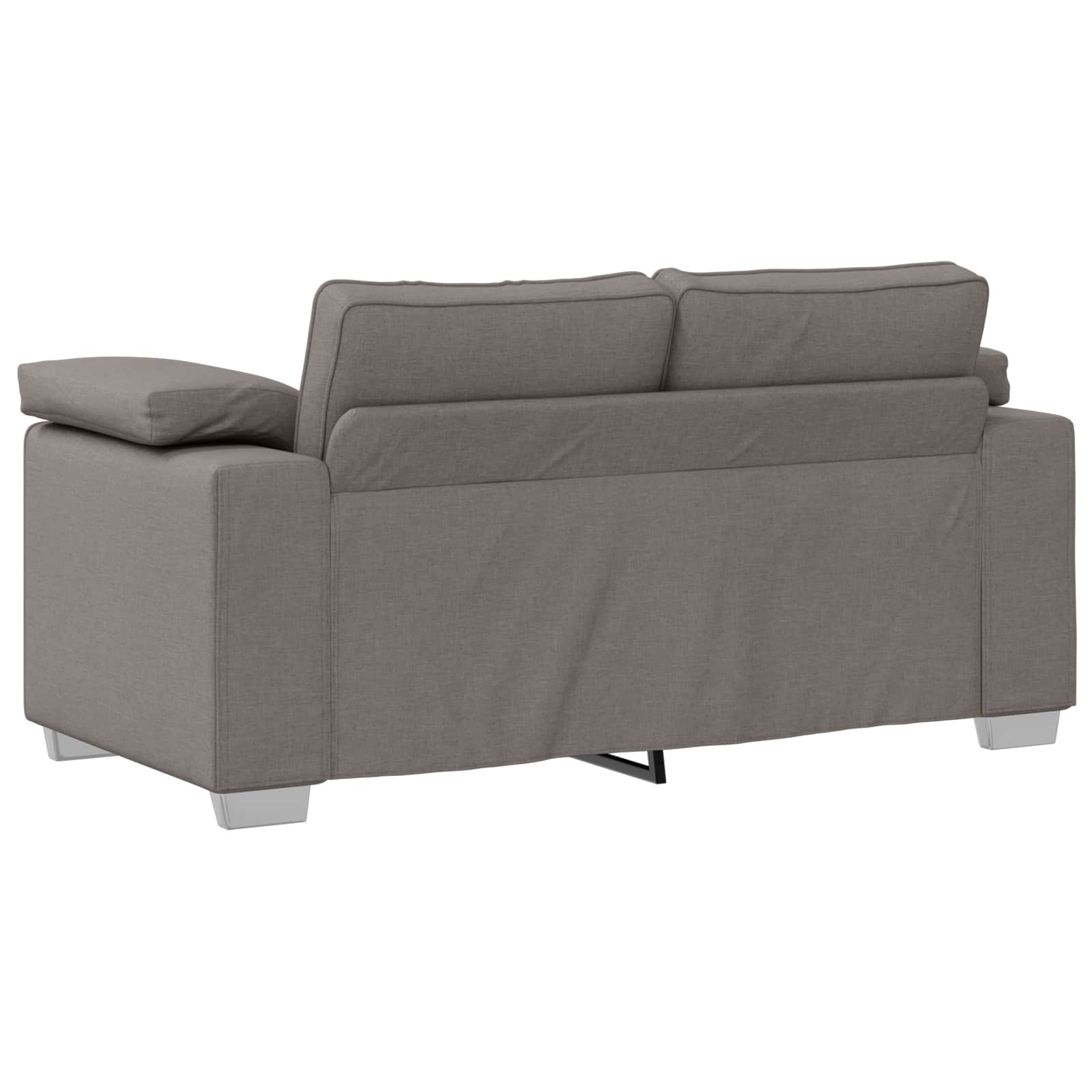Loveseat Taupe 160 cm Stof is nu te koop bij PeponiXL, paradijselijk wonen!