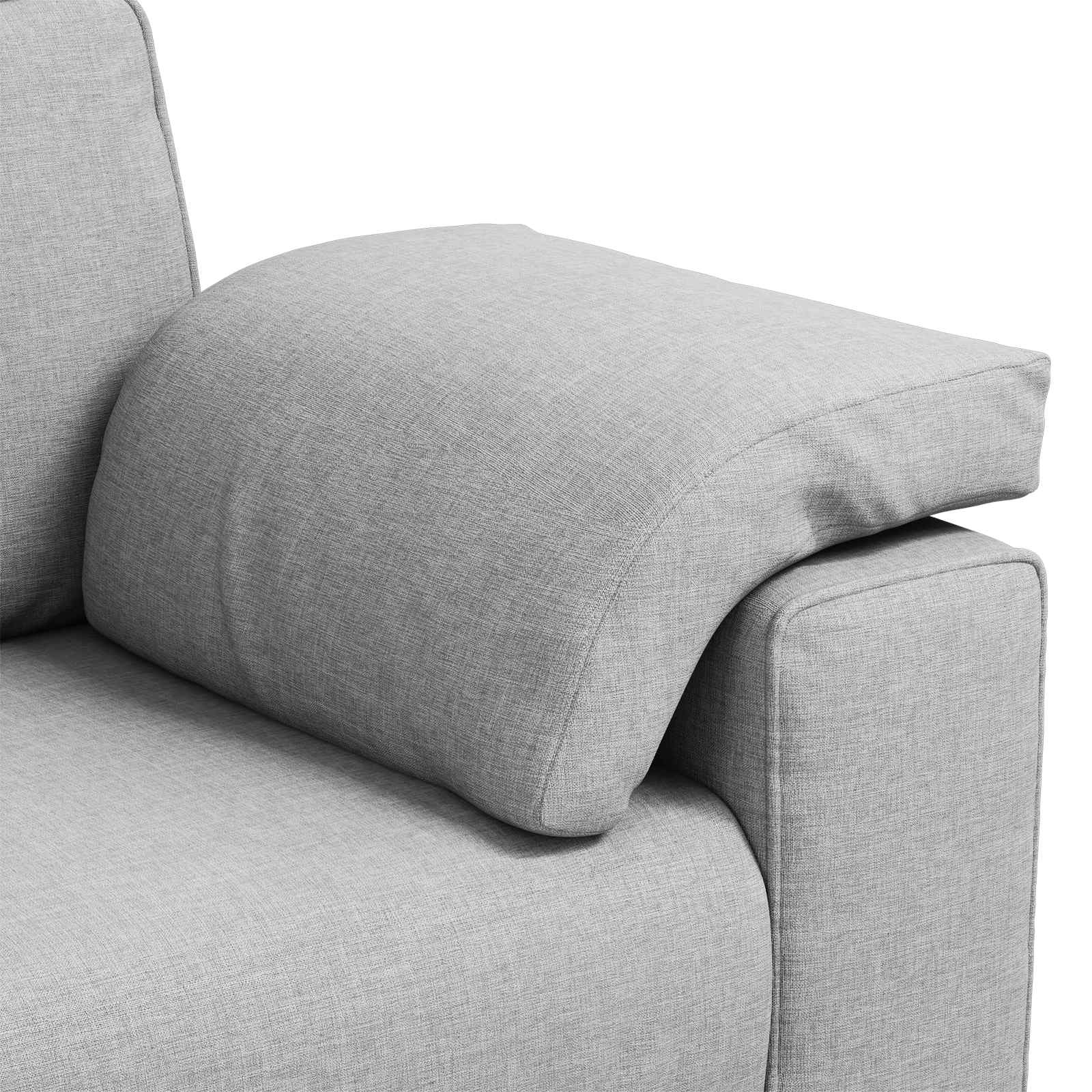 Loveseat Wolkengrijs 160 cm Stof is nu te koop bij PeponiXL, paradijselijk wonen!