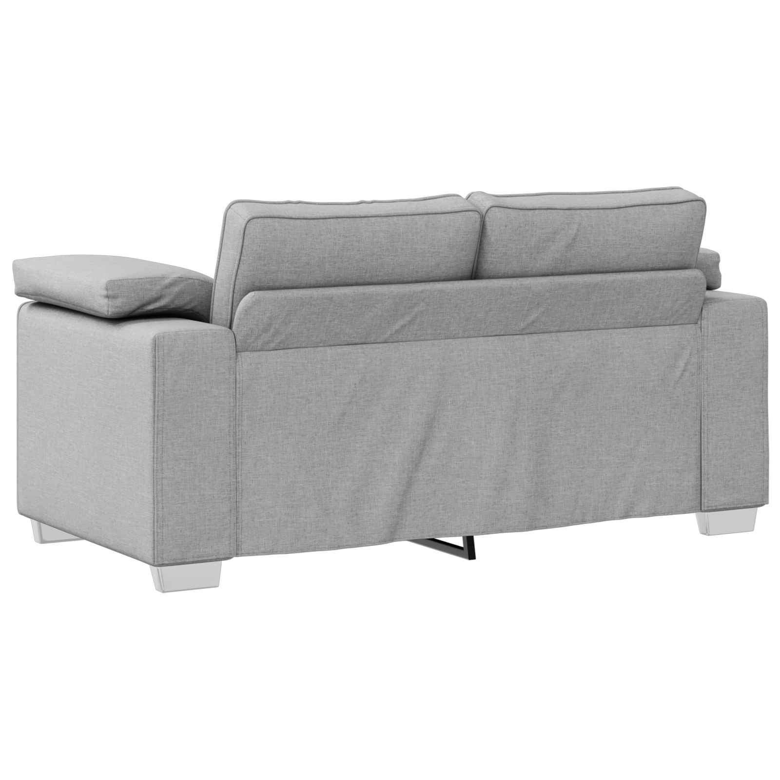 Loveseat Wolkengrijs 160 cm Stof is nu te koop bij PeponiXL, paradijselijk wonen!