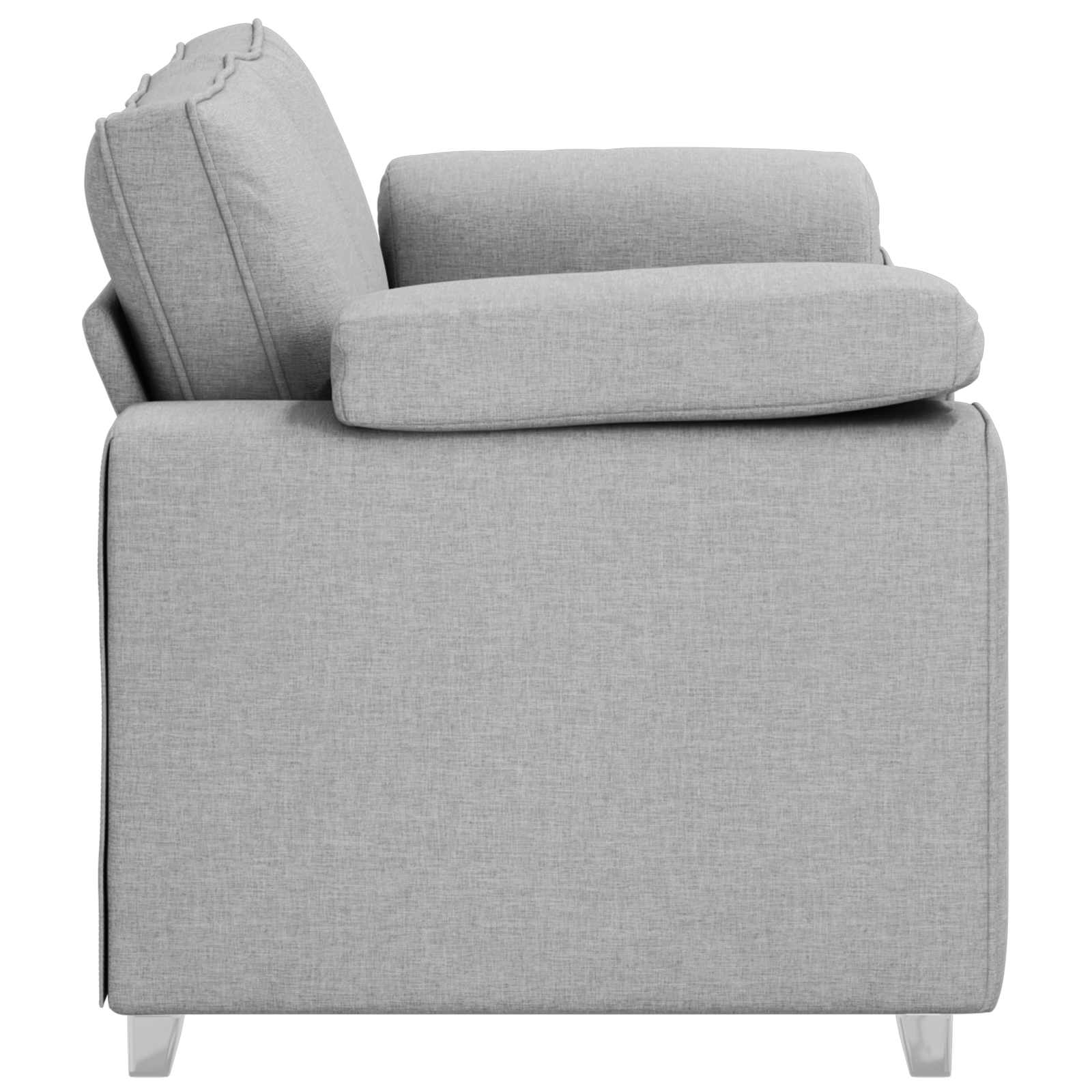 Loveseat Wolkengrijs 160 cm Stof is nu te koop bij PeponiXL, paradijselijk wonen!