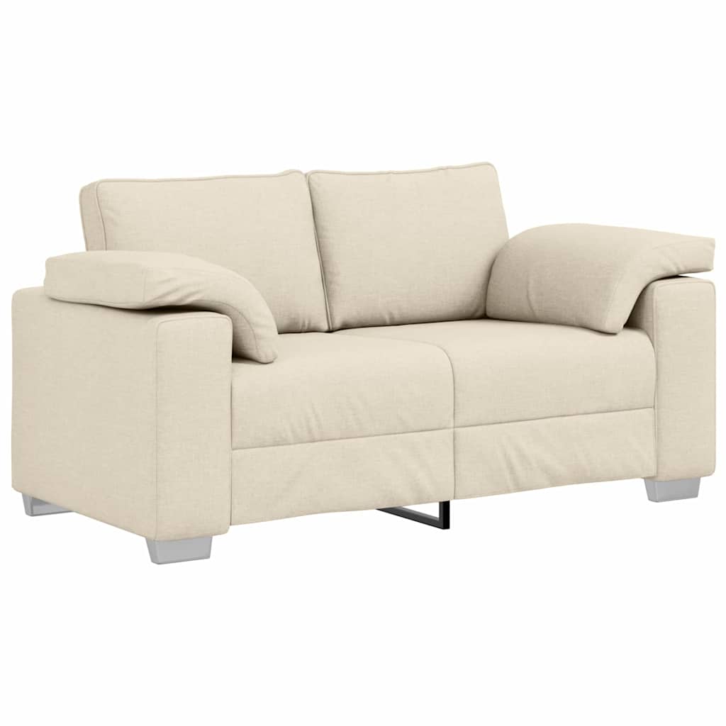 2-Zits Sofa Beige 160 cm Linnen-mix stof is nu te koop bij PeponiXL, paradijselijk wonen!