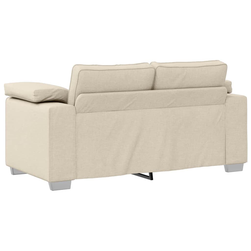 2-Zits Sofa Beige 160 cm Linnen-mix stof is nu te koop bij PeponiXL, paradijselijk wonen!