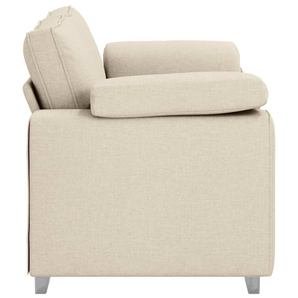 2-Zits Sofa Beige 160 cm Linnen-mix stof is nu te koop bij PeponiXL, paradijselijk wonen!