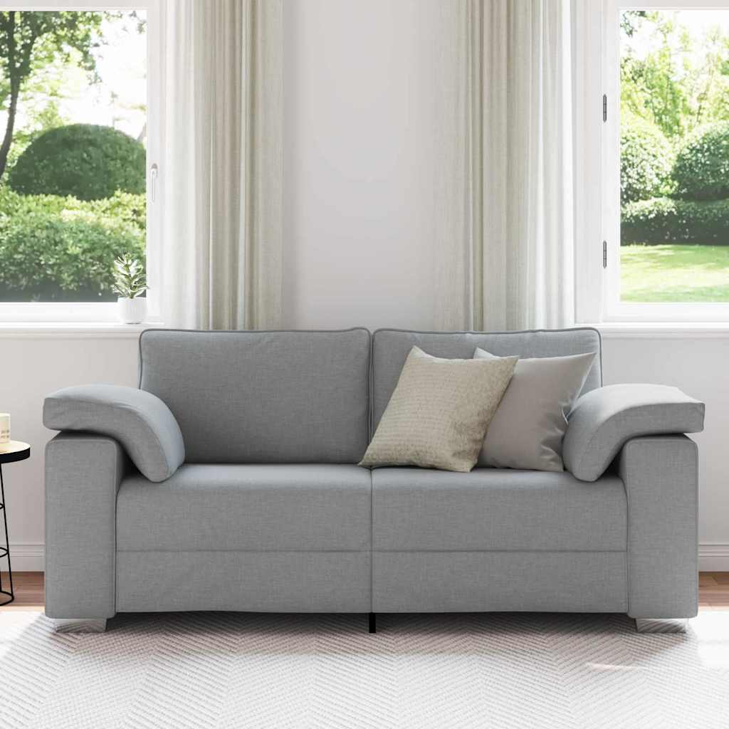 Loveseat Lichtgrijs 180 cm Stof is nu te koop bij PeponiXL, paradijselijk wonen!