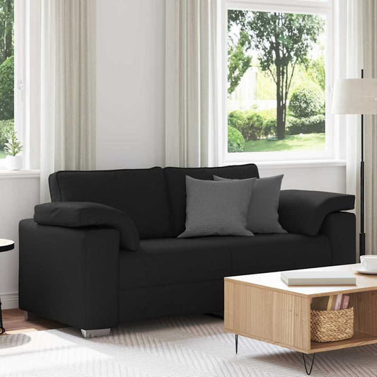 Loveseat Zwart 180 cm Stof is nu te koop bij PeponiXL, paradijselijk wonen!
